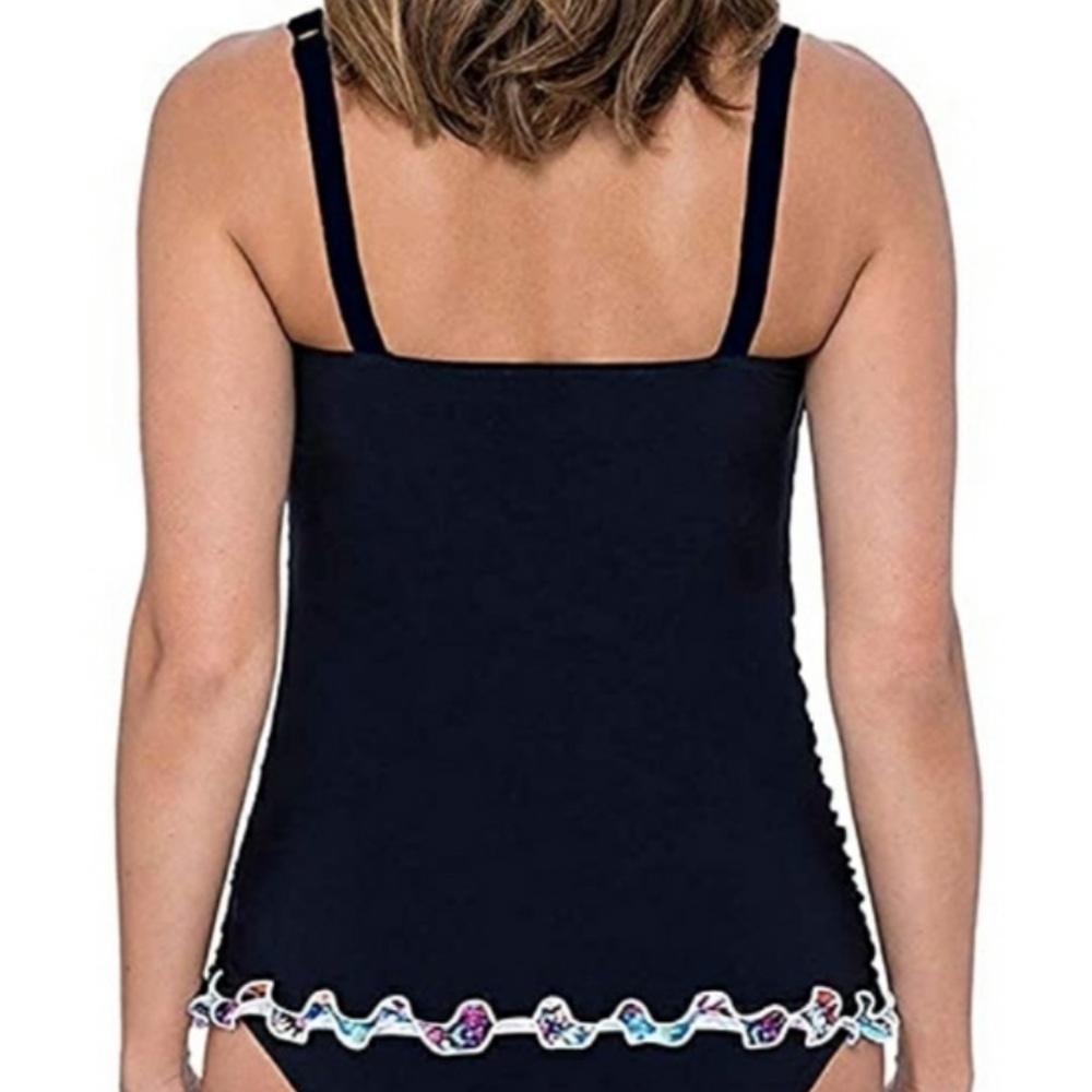 PROFILE by Gottex Fantasia Ruffle Skirt Swimsuit - Picture 2 of 10